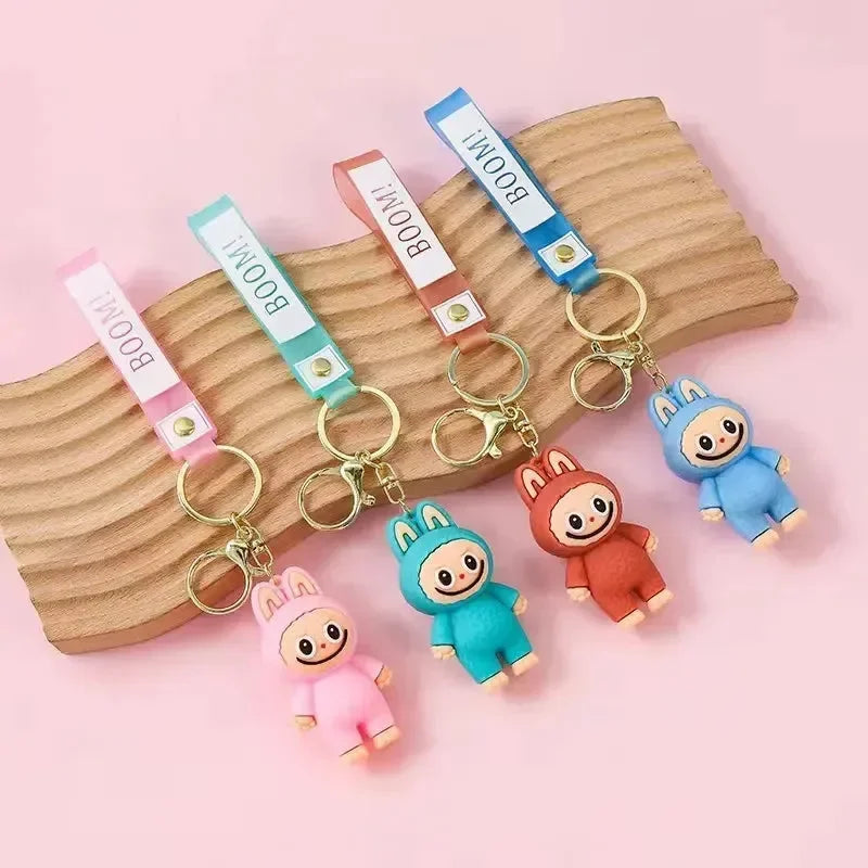Boom Buddy Standing Labubu Keychain 3D Keychain