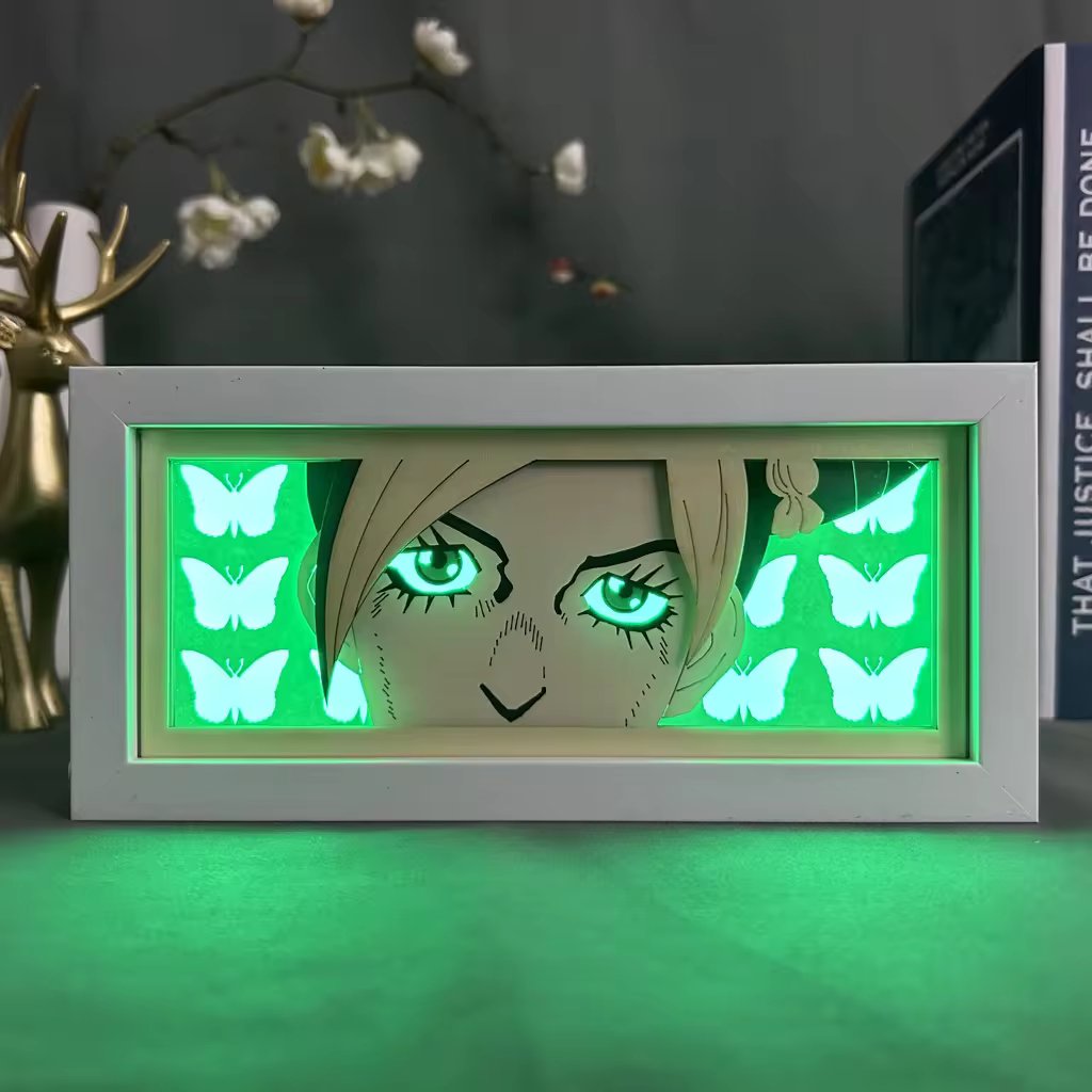 Anime Jolyne Cujoh RGB Light Box Decor