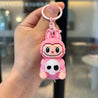 Labubu Glow Buddies Keychain Pink LED Keychain