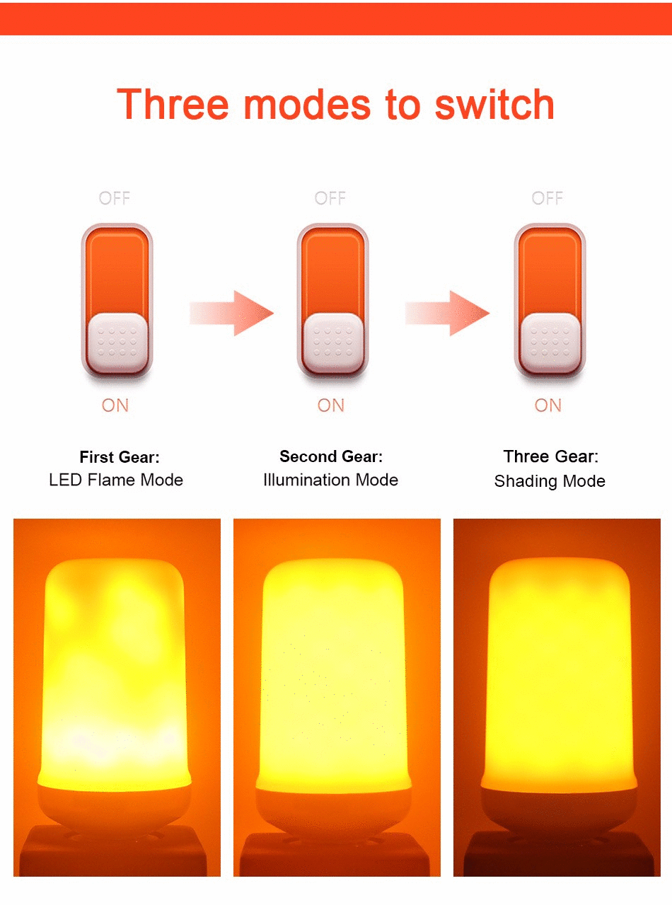 Calarbo™ Firelight - Lifelike LED Flame Light Bulb Light