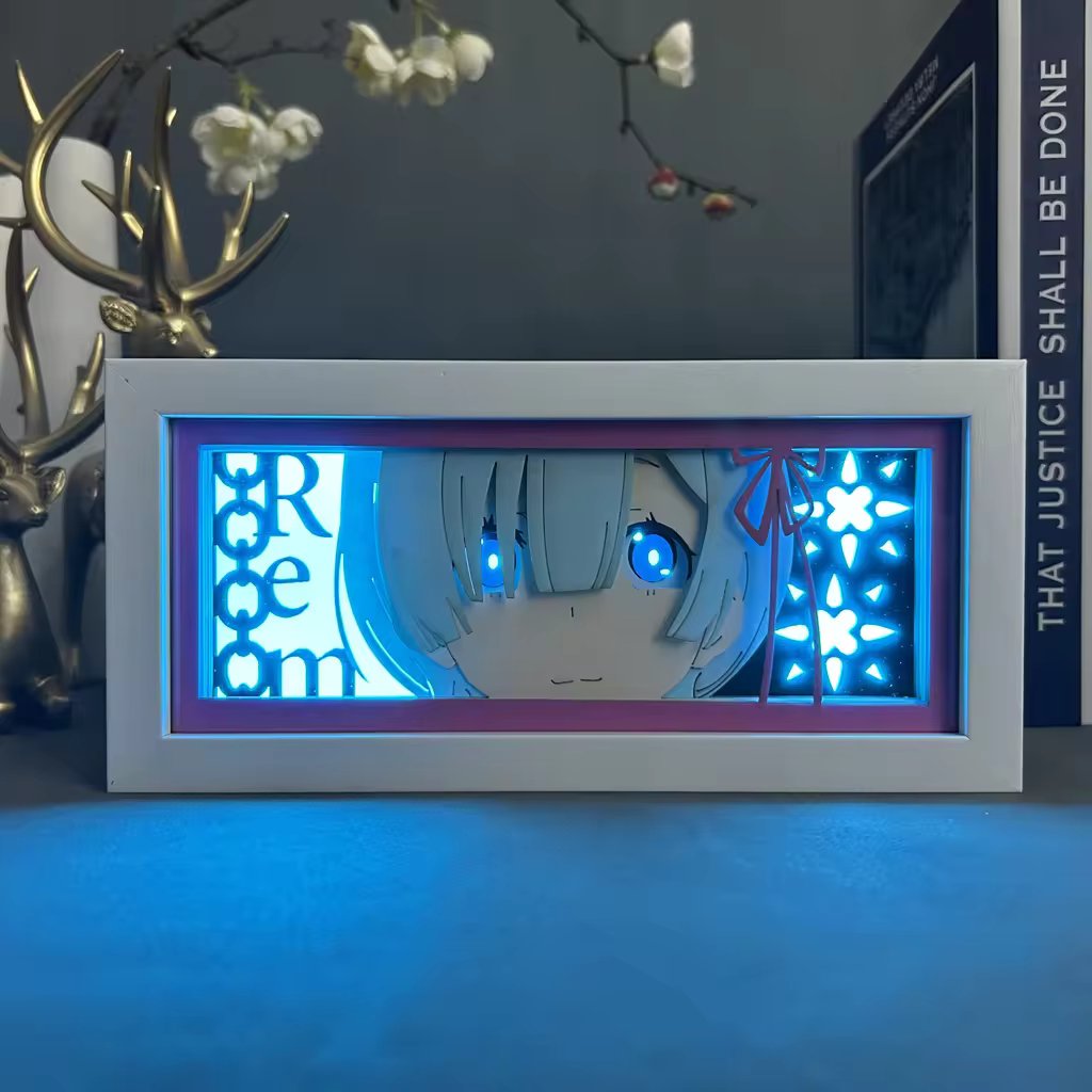 Anime Rem RGB Light Box Decor 1