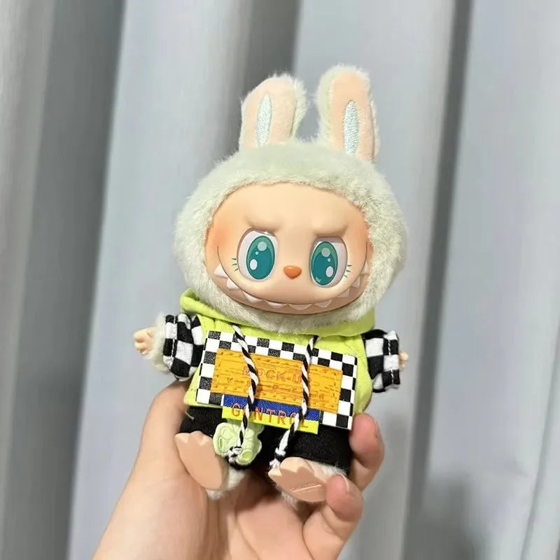 Labubu Punk Prowler Hoodie Style 3 Doll Outfit
