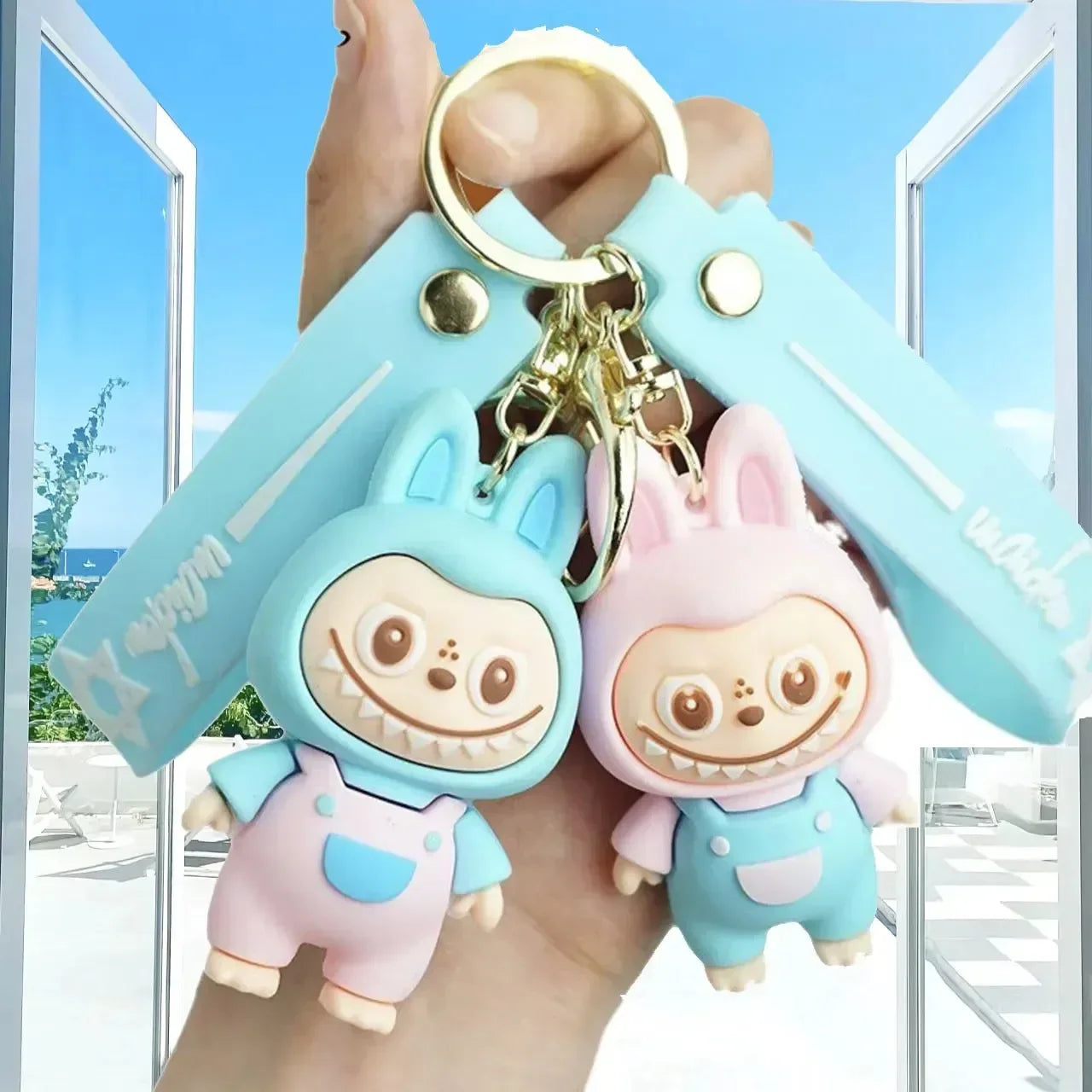 Gradient Vibes Laboobu 3D Keychain 3D Keychain