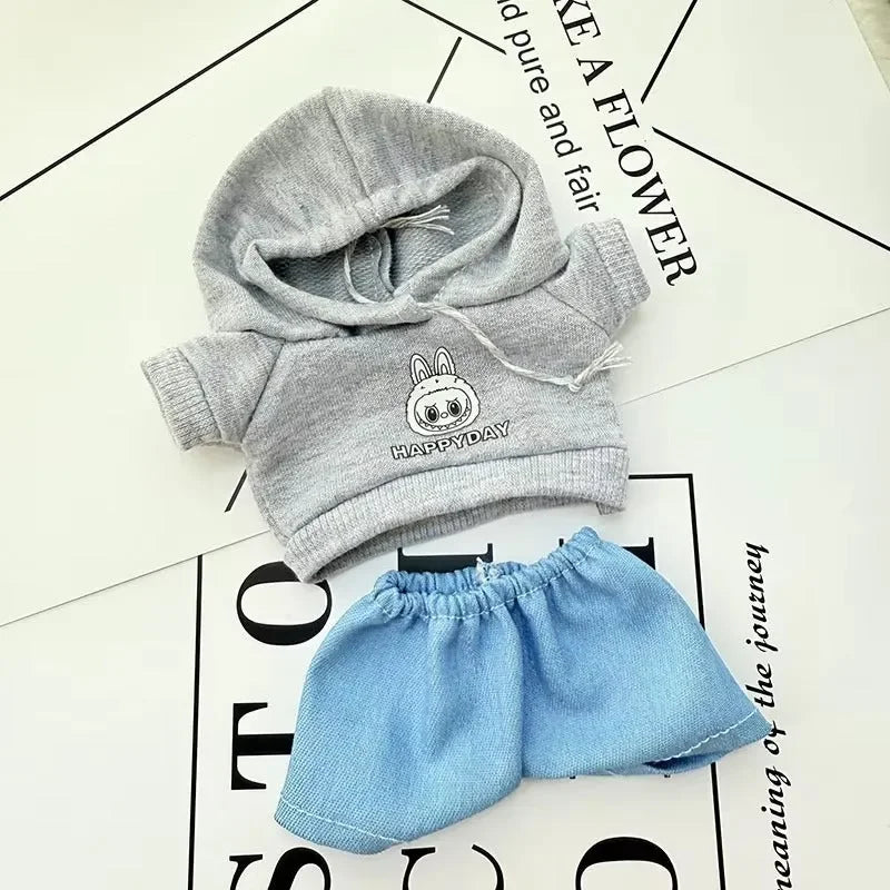Labubu Snuggle Style Outfit Set Doll Outfit
