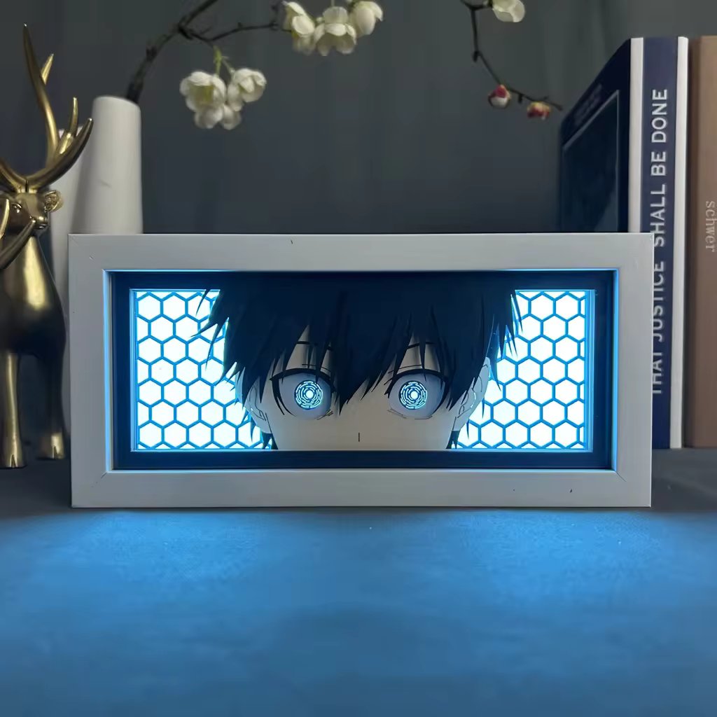 Anime Yoichi Isagi RGB Light Box Decor