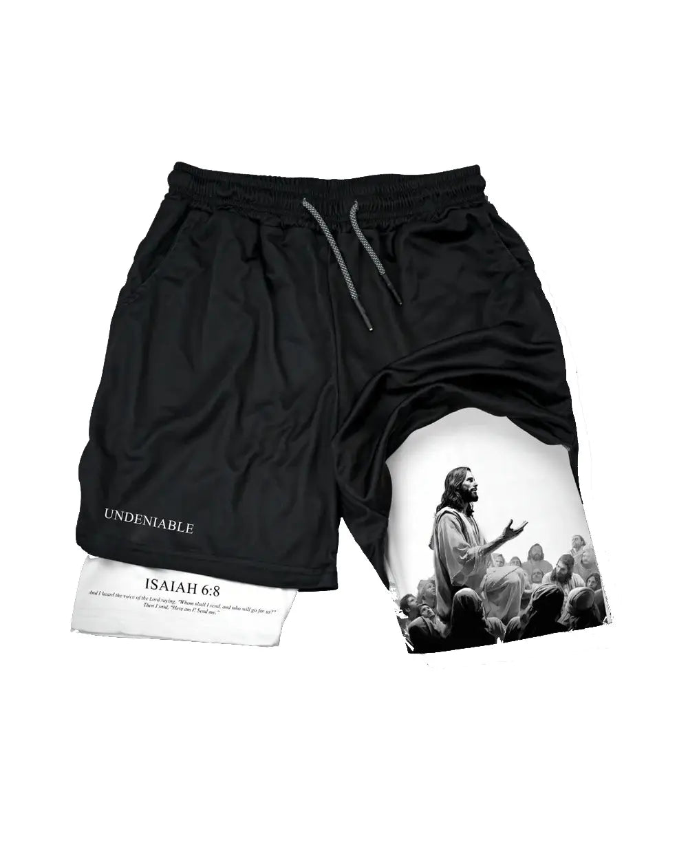 Isaiah 6:8 Jesus Performance Shorts Performance shorts