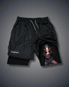 PREMIUM Anime X Gym Training Shorts 🔥⚔️ ITACHI UCHIJA Performance shorts