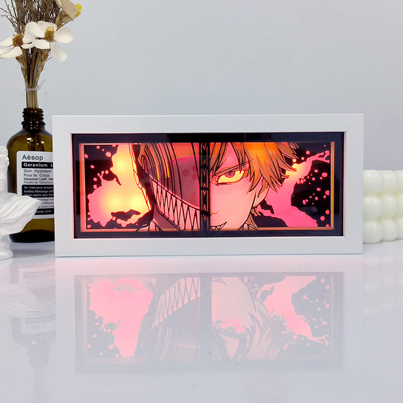 Anime Denji RGB Light Box Decor