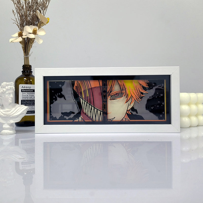 Anime Denji RGB Light Box Decor