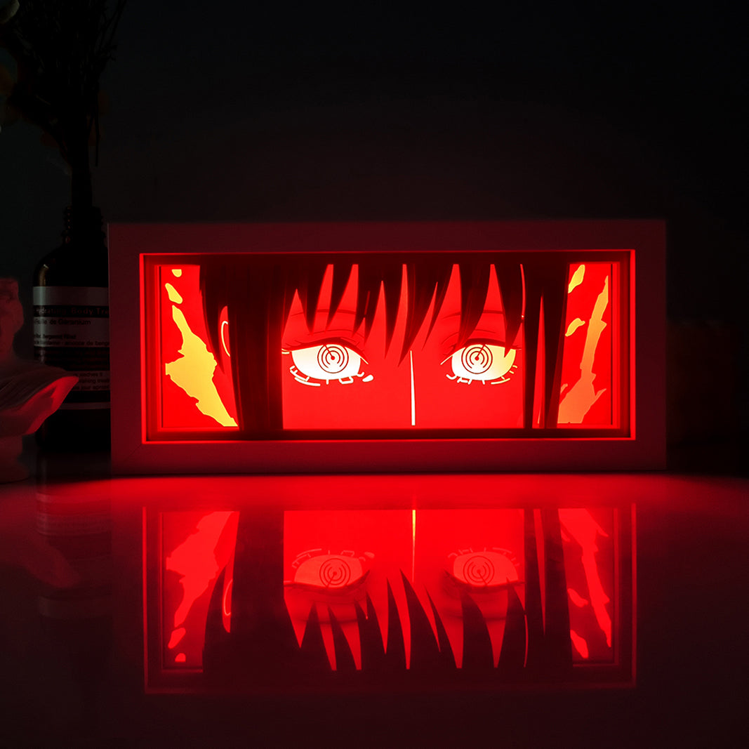 Anime Makima RGB Light Box Decor