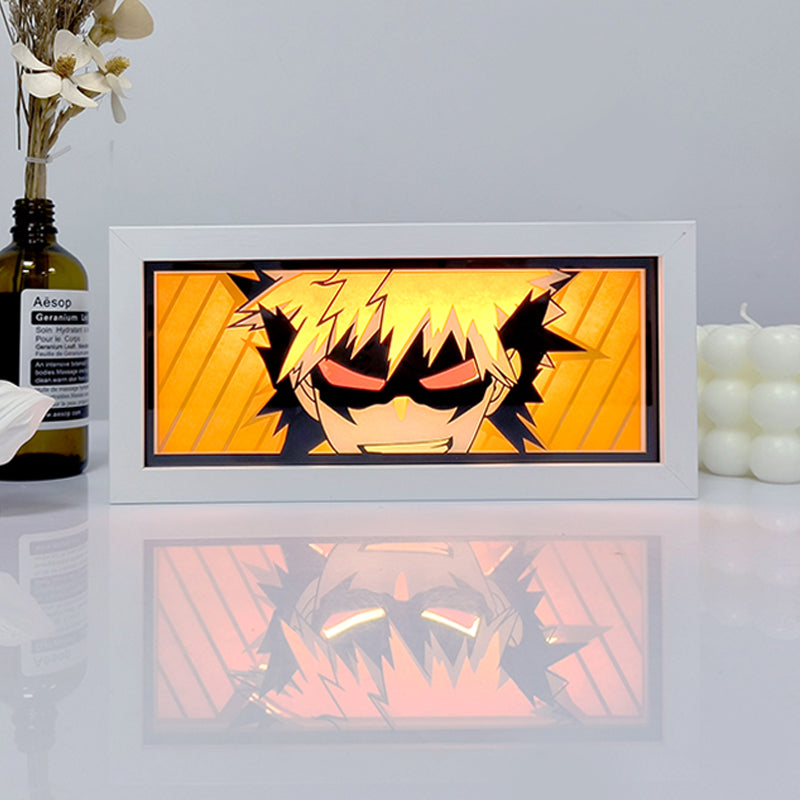Anime Bakugo RGB Light Box Decor