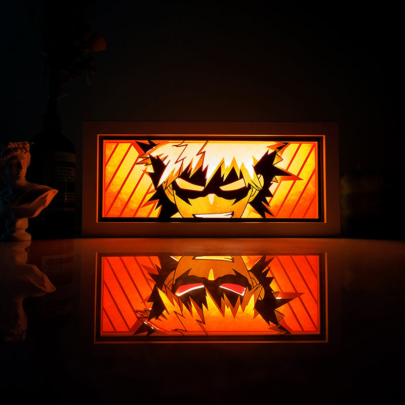 Anime Bakugo RGB Light Box Decor 1