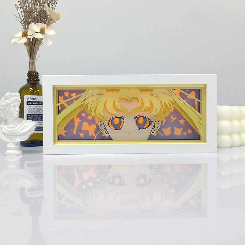 Anime Sailor Moon RGB Light Box Decor