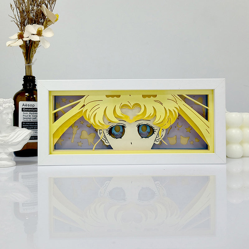 Anime Sailor Moon RGB Light Box Decor