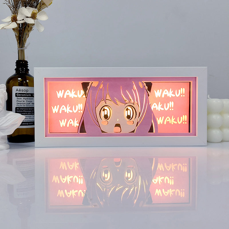 Anime Anya RGB Light Box Decor