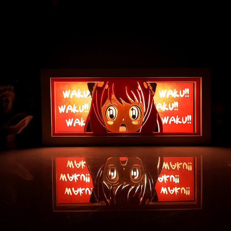 Anime Anya RGB Light Box Decor