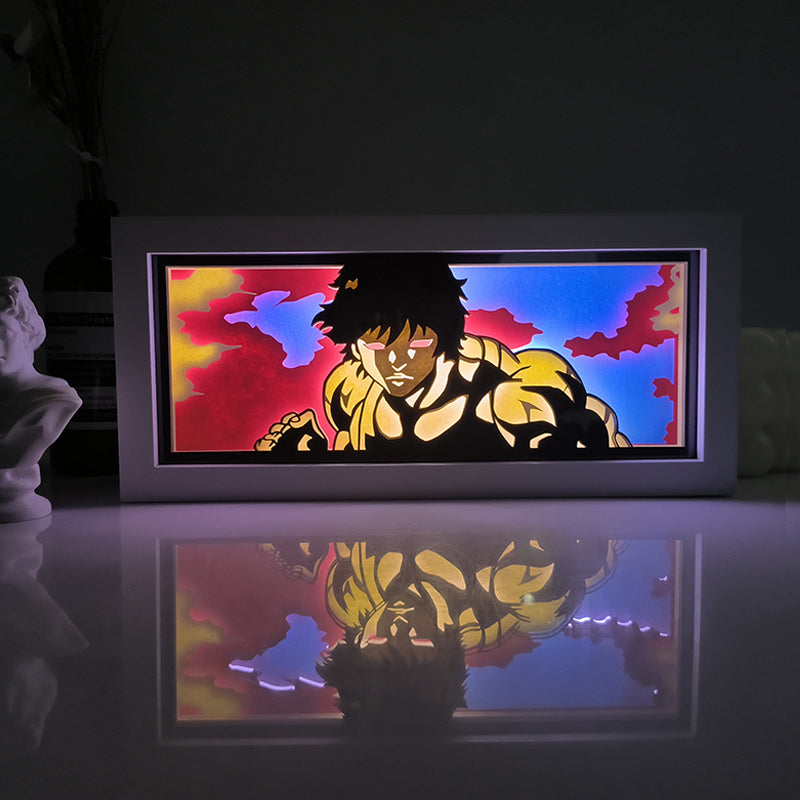 Anime Baki Hanma RGB Light Box Decor