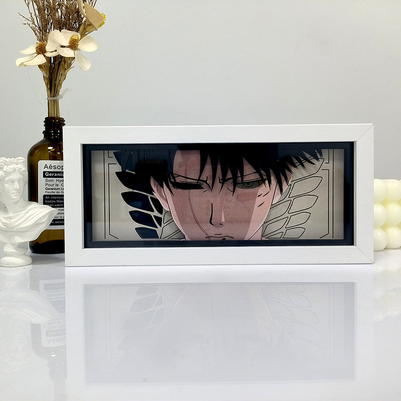 Anime Levi RGB Light Box Decor