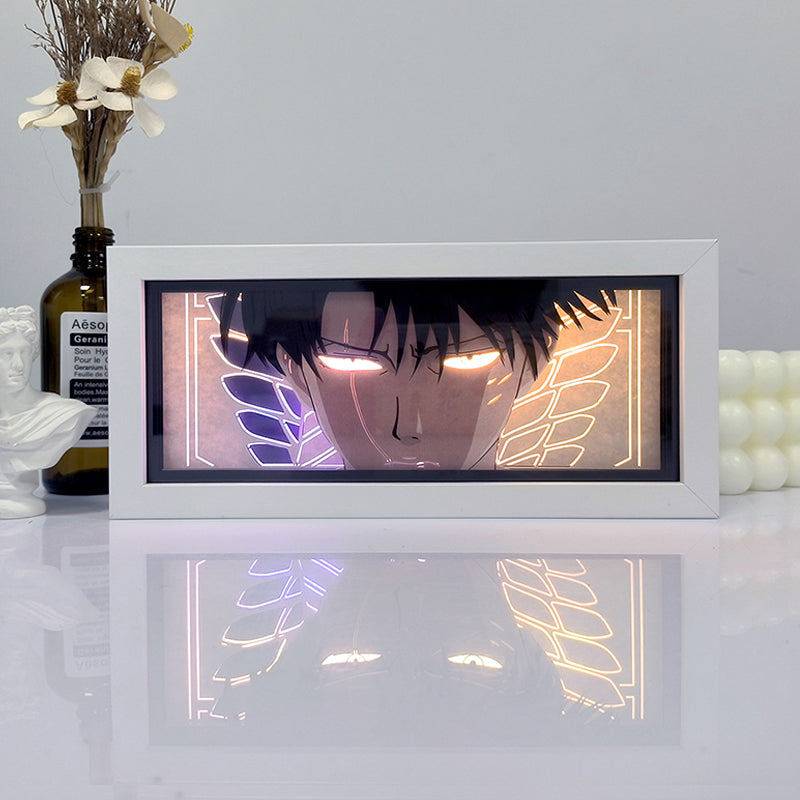 Anime Levi RGB Light Box Decor