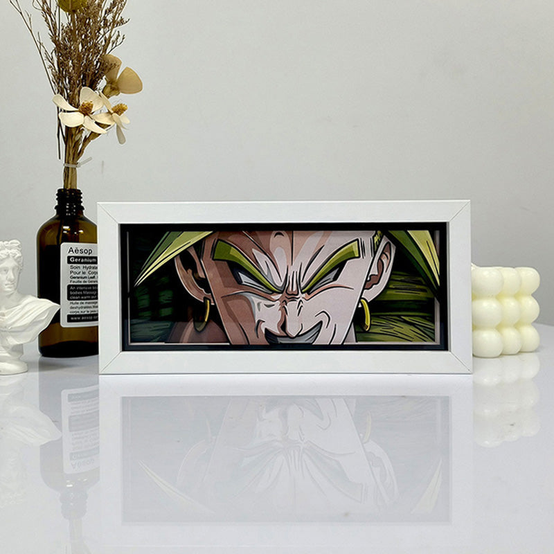 Anime Broly RGB Light Box Decor