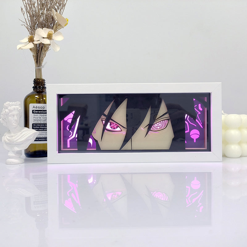 Anime Sasuke RGB Light Box Decor