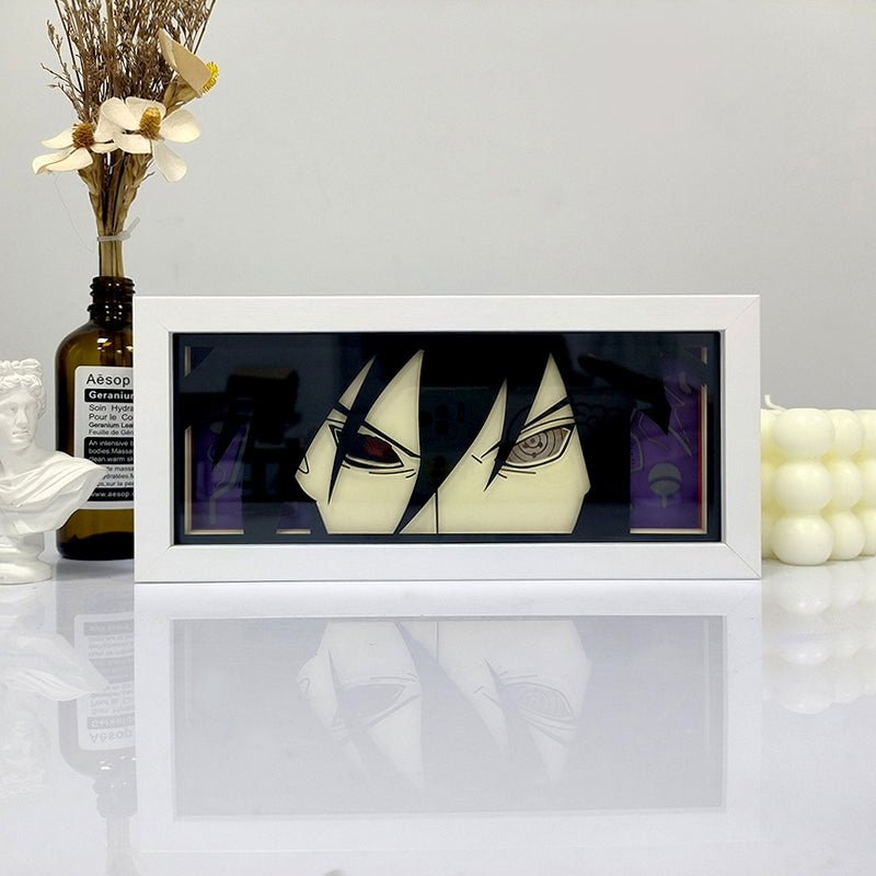 Anime Sasuke RGB Light Box Decor