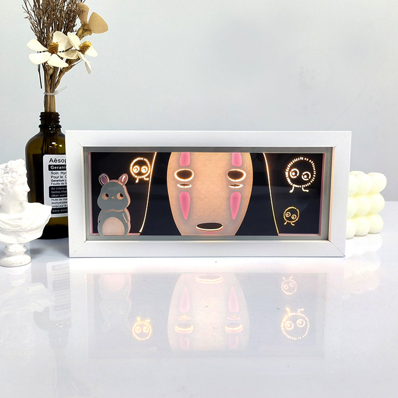 Anime No-Face RGB Light Box Decor