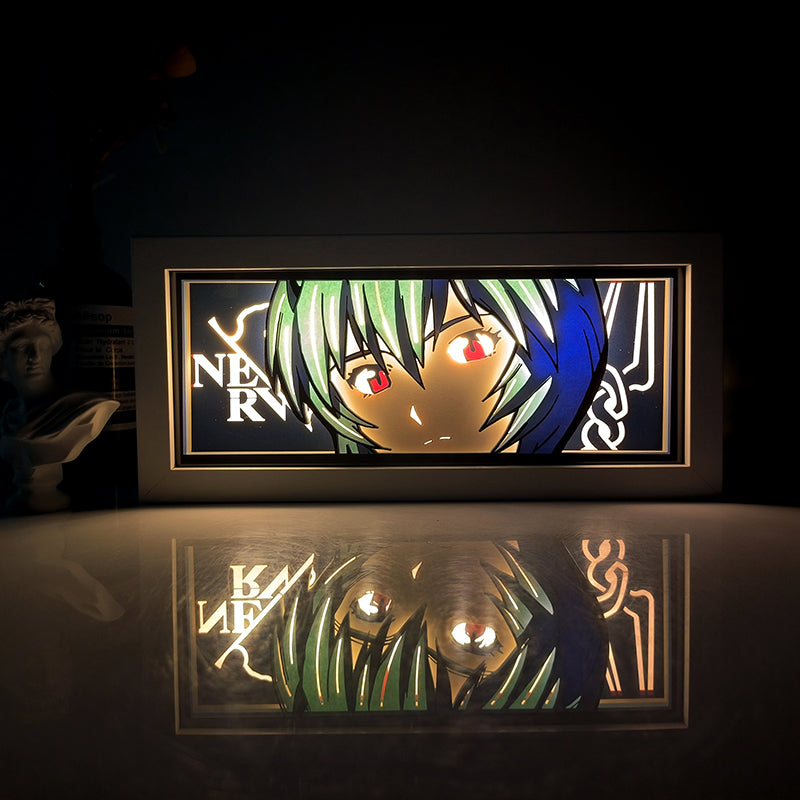 Anime Ayanami Rei RGB Light Box Decor 1