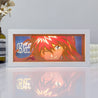 Anime Asuka Langley Soryu RGB Light Box Decor