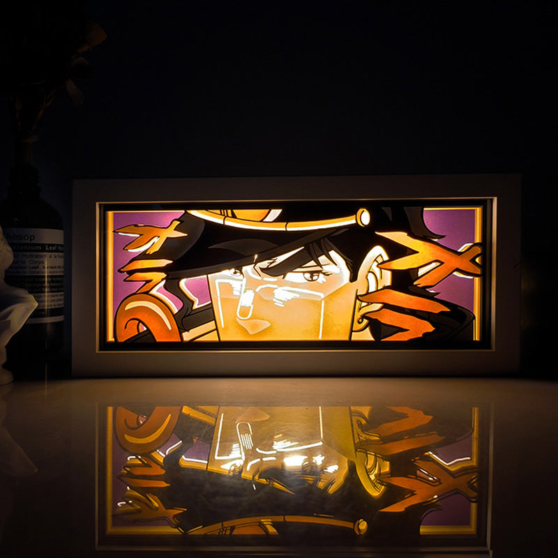 Anime Jotaro RGB Light Box Decor 1
