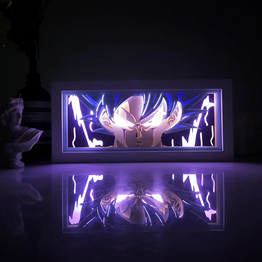Anime Goku RGB Light Box Decor