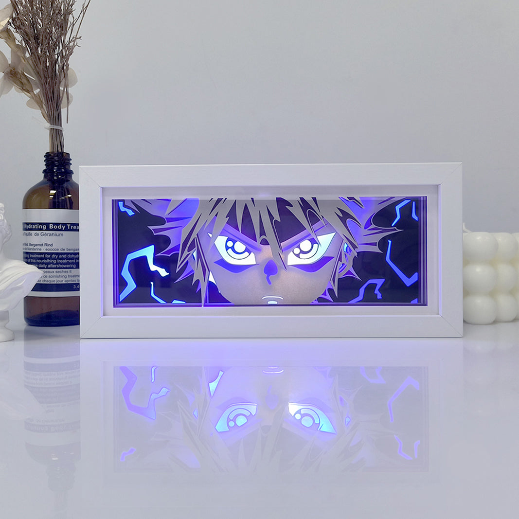 Anime Killua RGB Light Box Decor