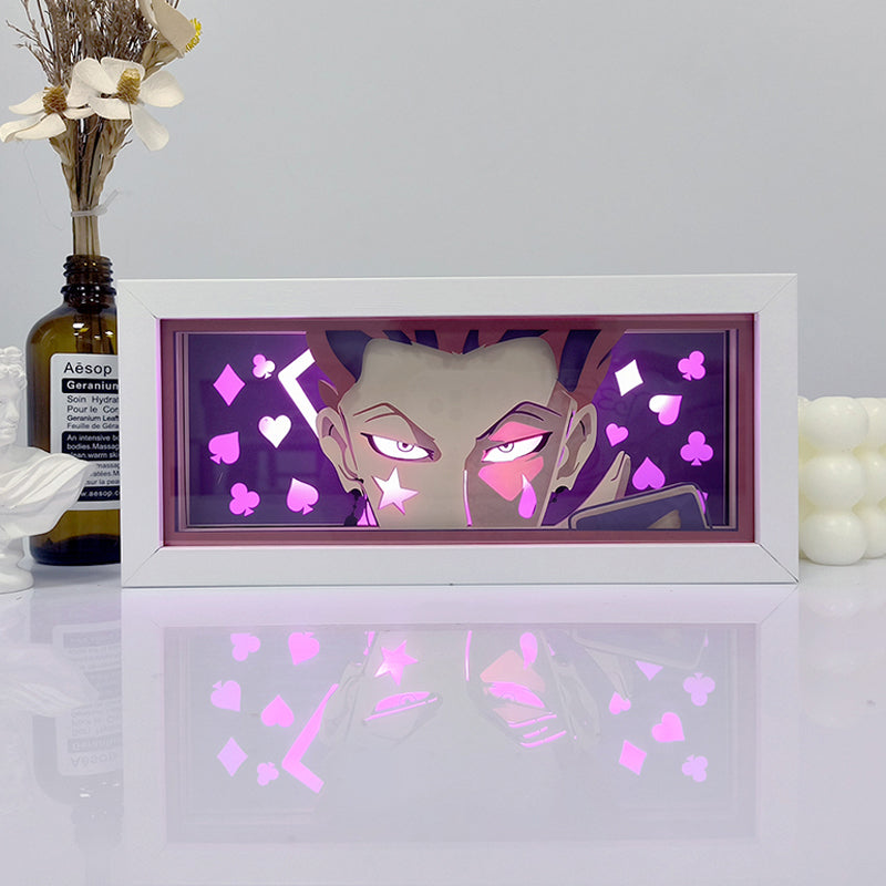 Anime Hisoka RGB Light Box Decor