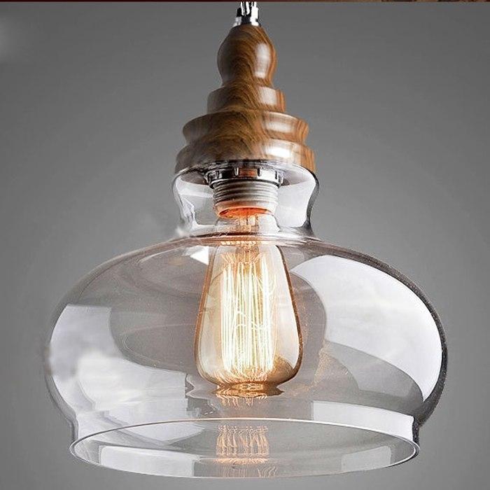 Calarbo™ Thalia - Clear Glass Vintage Antique Hanging Light Light