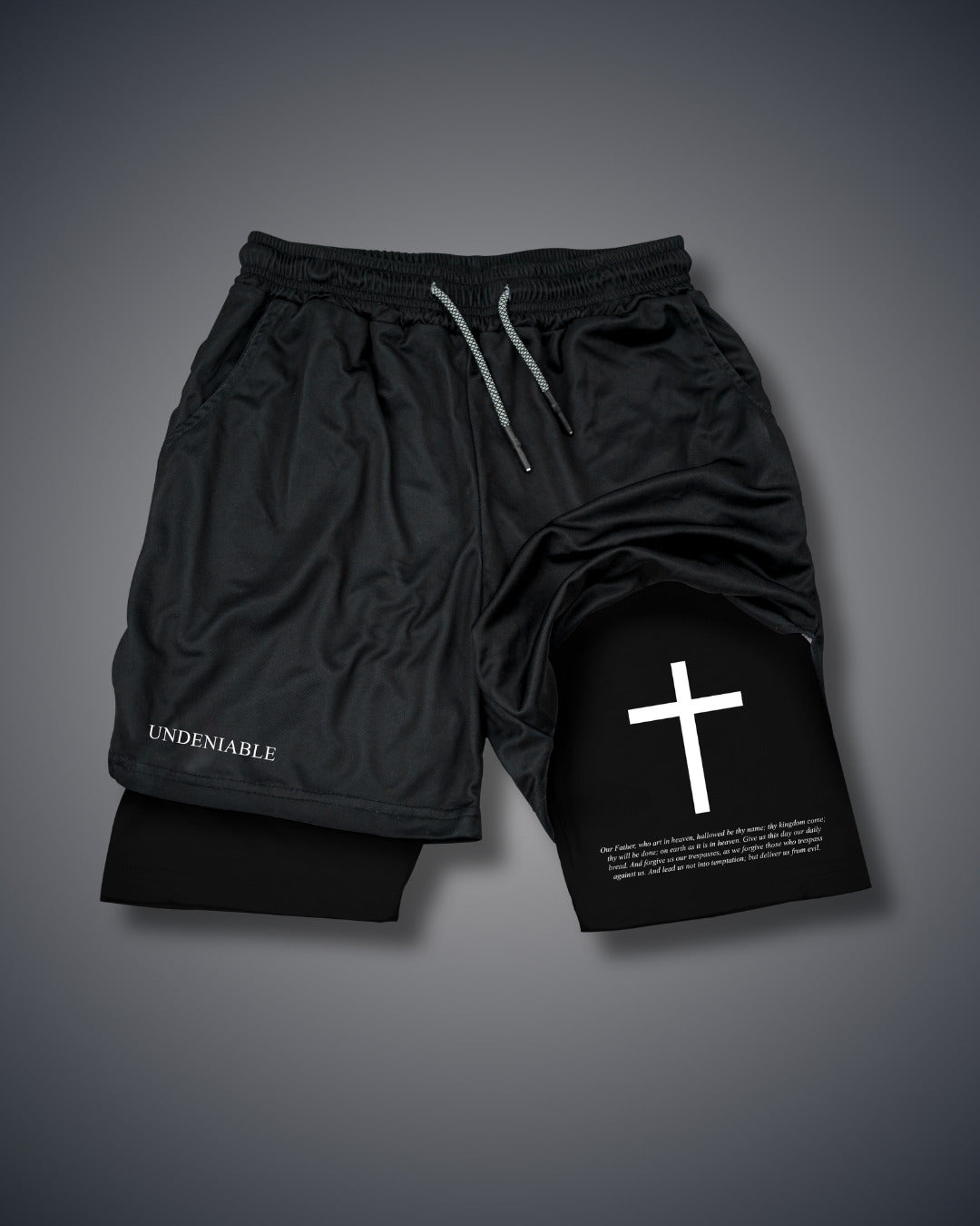 Lord’s Prayer Cross Performance Shorts Performance shorts