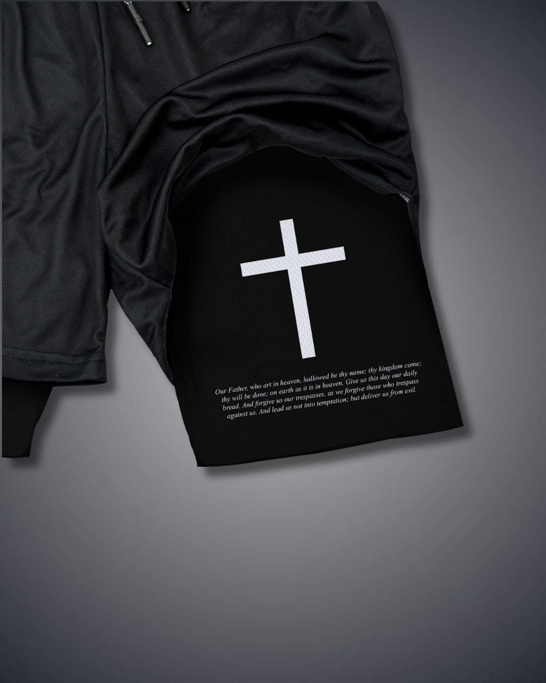 Lord’s Prayer Cross Performance Shorts Performance shorts