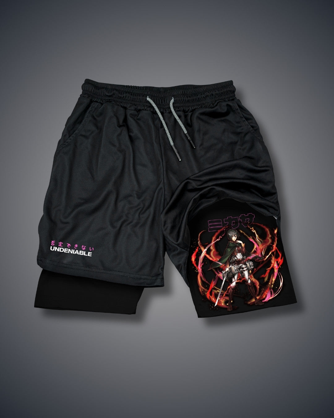 Attack on Titan Mikasa II Performance Shorts Performance shorts