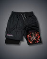 Attack on Titan Mikasa II Performance Shorts White Performance shorts