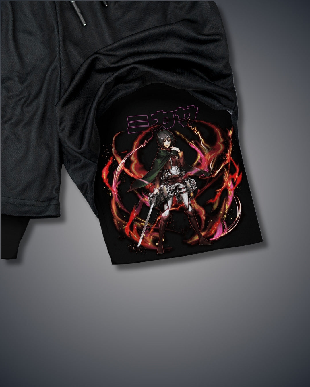 Attack on Titan Mikasa II Performance Shorts Performance shorts
