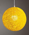 Calarbo™ Hilde - Vintage Wicker Pendant Lamp Yellow Light