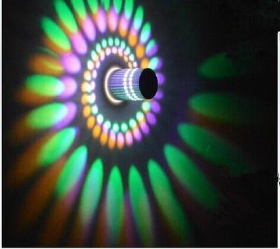 Calarbo™ Modern Swirl LED Ceiling Light Green, Yellow & Pink Light