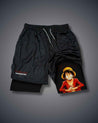 PREMIUM Anime X Gym Training Shorts 🔥⚔️ MONKEY D LUFFY Performance shorts