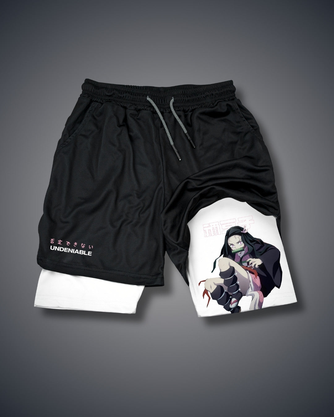 Demon Slayer Nezuko Performance Shorts White Performance shorts