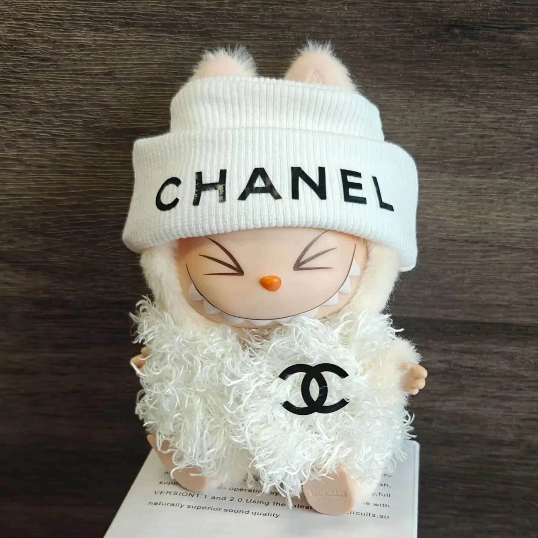 Labubu Luxury Winter Outfit Set Style 2 Doll Outfit