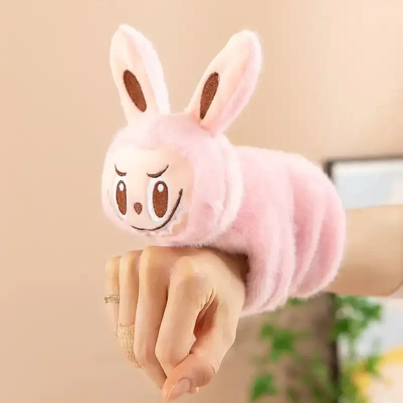Laboobu Loop Plush Hand Bracelet Peach Plush Toys
