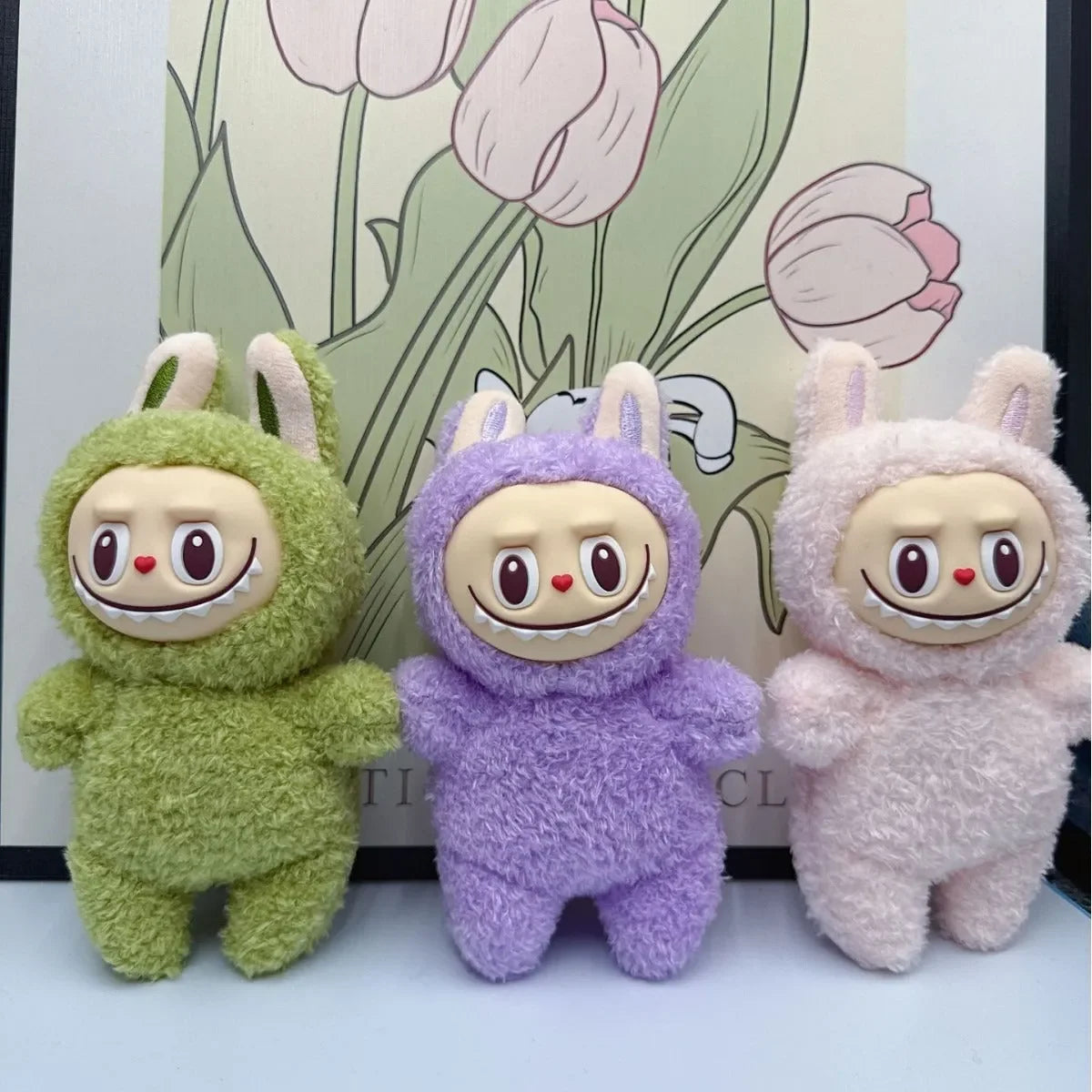 Labubu Monsters Cosplay Plush Pendant Plush Keychain