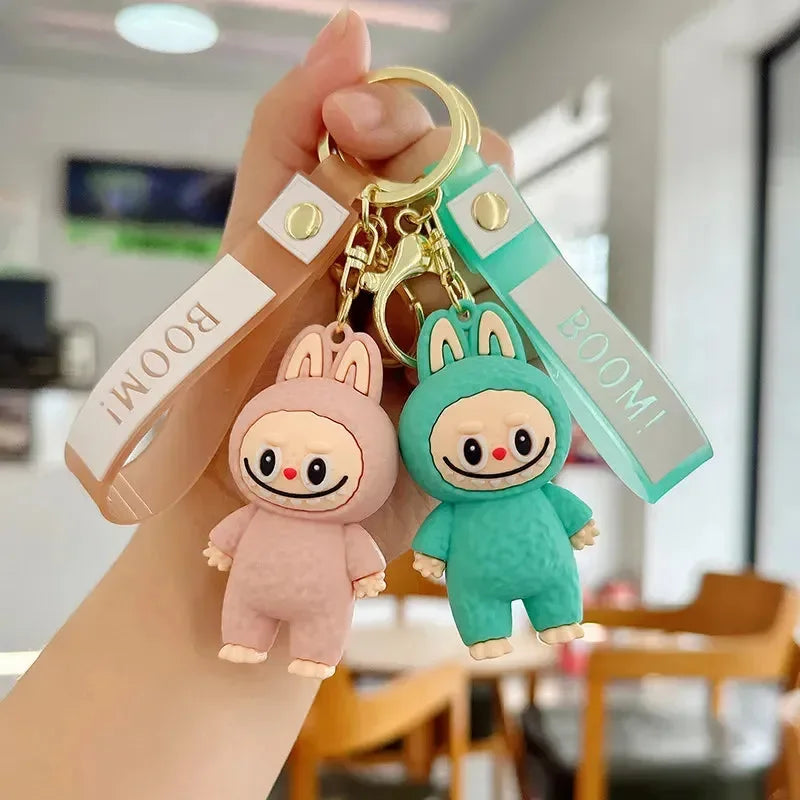 Boom Buddy Standing Labubu Keychain 3D Keychain