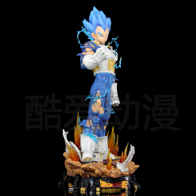 Dragon Ball Vegeta Figure 3 Heads 23cm Pvc Model Action Figures Gk Statue Collection Room Decoration Model Kids Birthday Gifts