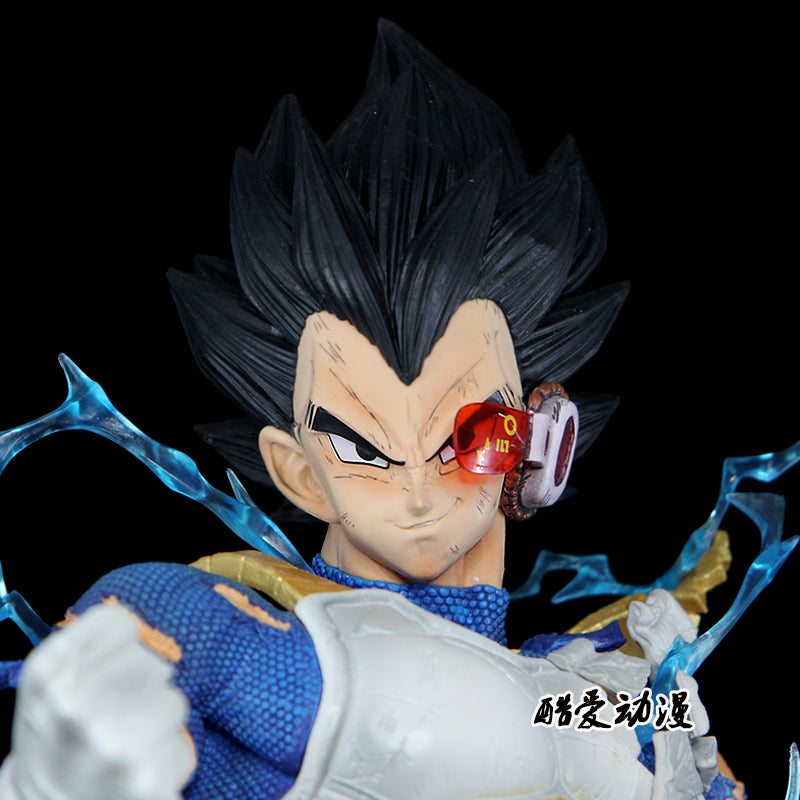 Dragon Ball Vegeta Figure 3 Heads 23cm Pvc Model Action Figures Gk Statue Collection Room Decoration Model Kids Birthday Gifts