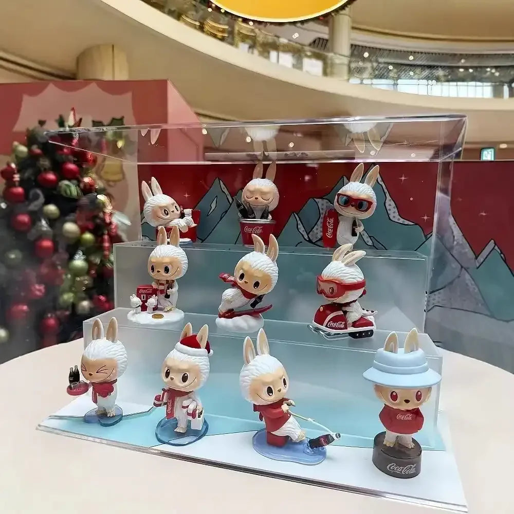 Labubu Coke Vinyl Mini Figurines Blind Boxed Set Action Figure